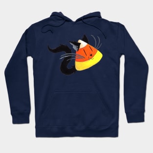 Black Cat Candy Corn Hoodie